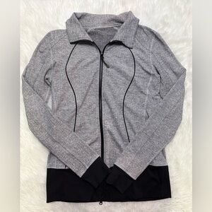 Lululemon Asana herringbone full zip jacket size 12